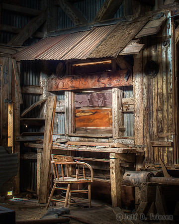Bodie Stamp Mill Desk