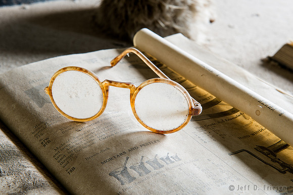 Eyeglasses on Ledger 2