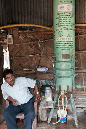 Water Vendor at Community Filter