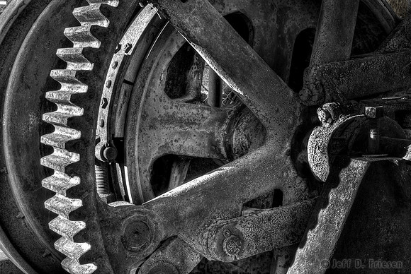 Mining winch gear